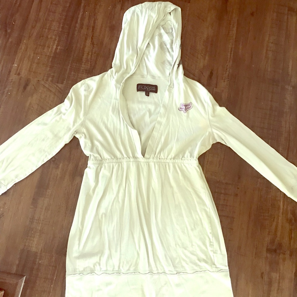 Girls Fox bathing suit coverup